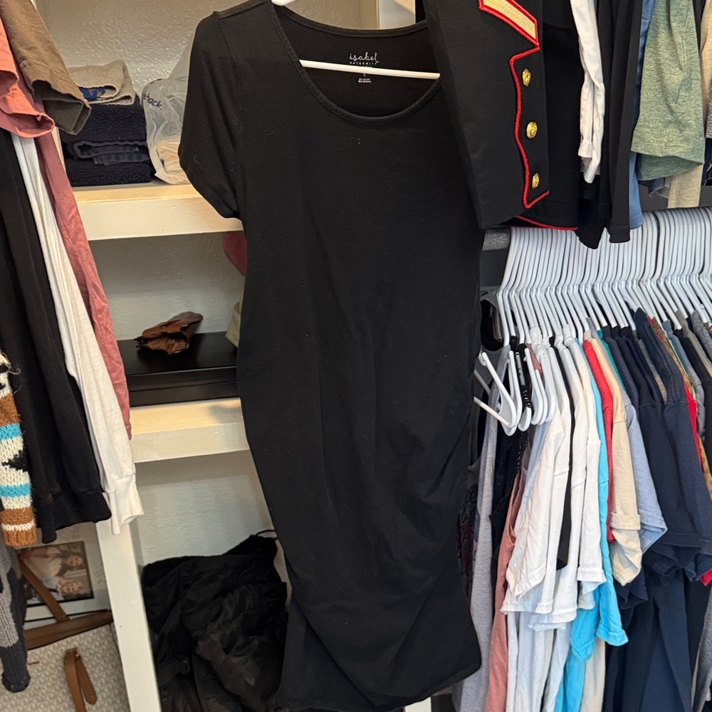 Isabel Maternity by Ingrid & Isabel Black Dress